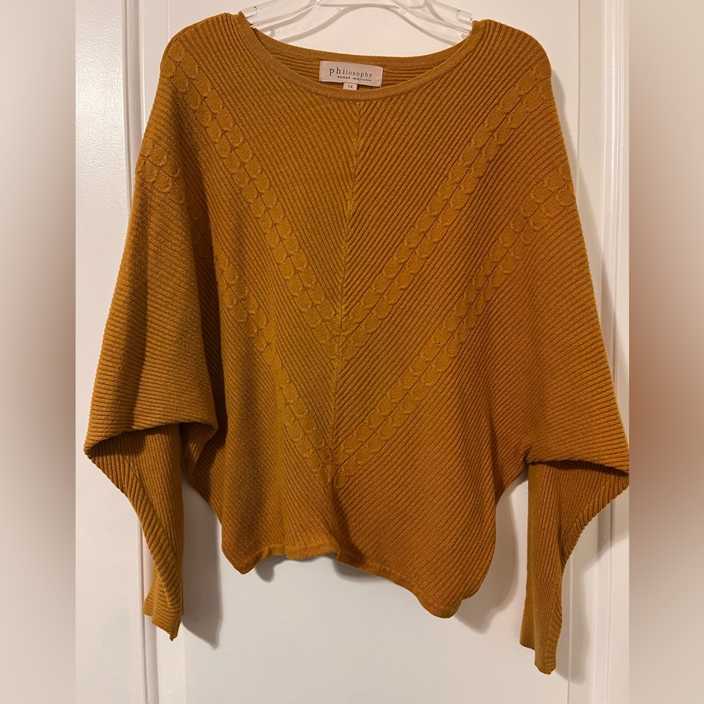 long sleeve Philosophy sweater sz 1X